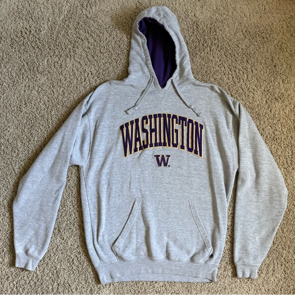 Washington Gray Hoodie